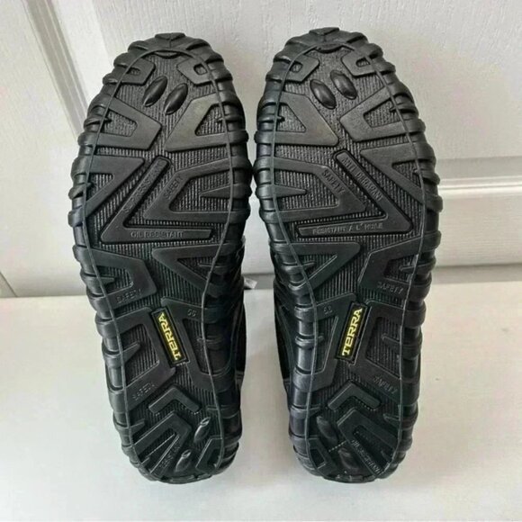 Terra Men's Safety Shoes Spider X Low Cut Athletic Work Black/Silver Size 9.5 - Picture 14 of 16